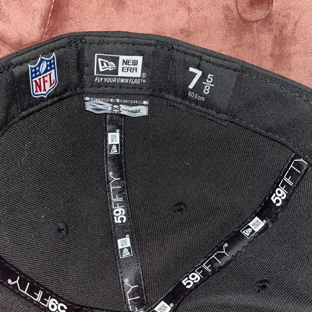New Era 59Fifty NFL Atlanta Falcons fitted hat, size 7(5/8)